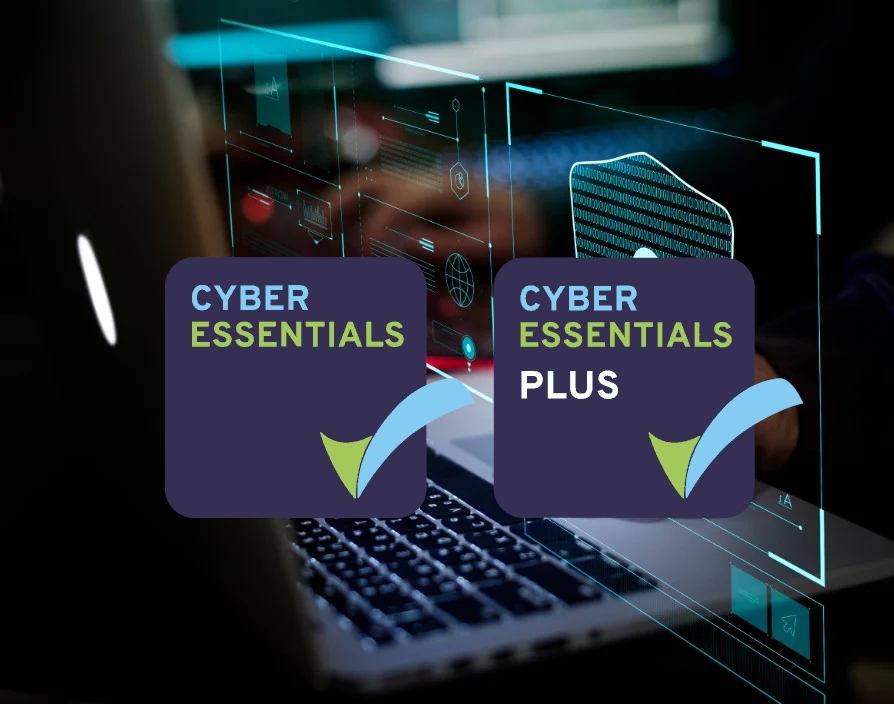 Cyber Essentials and Cyber Essentials Plus certification badges